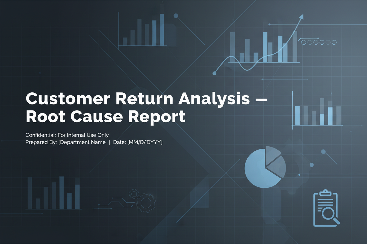 Customer Return Analysis — Root Cause Report