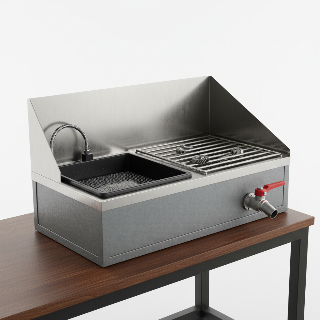 Parts Washing & Drying Station — Bench Top